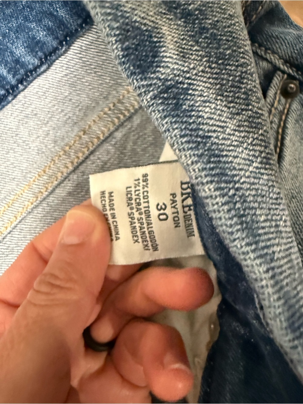 BKE Women’s Light Blue Denim Boyfriend Shorts - Picture 4 of 5
